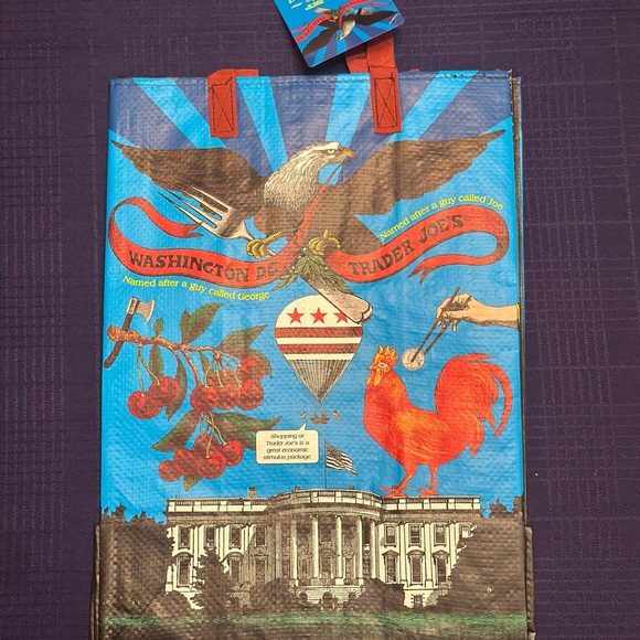 Pack of 6 Trader Joe's State Reusable Tote Bags Pack - Picture 10 of 13